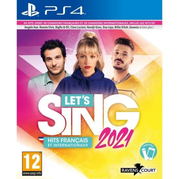 Lets Sing 2021 franska och internationella hits PS4-spel