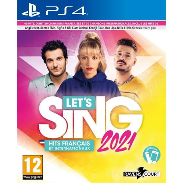 Lets Sing 2021 Ranskalaiset ja kansainväliset hitit PS4-peli