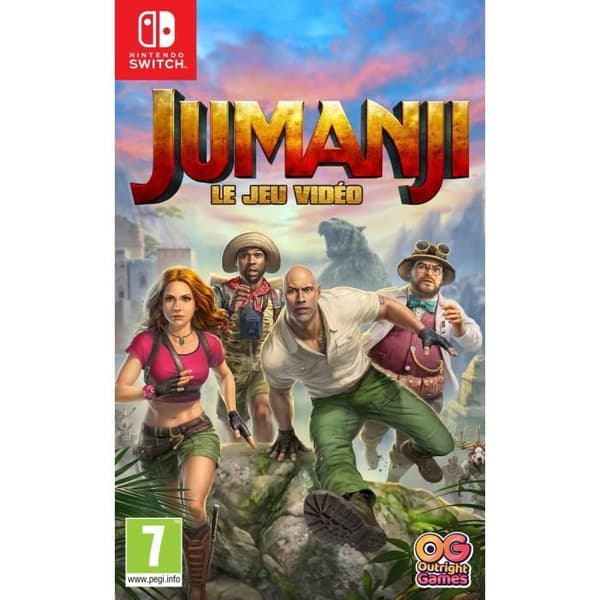 JUMANJI: Videopeli Switch Hvid