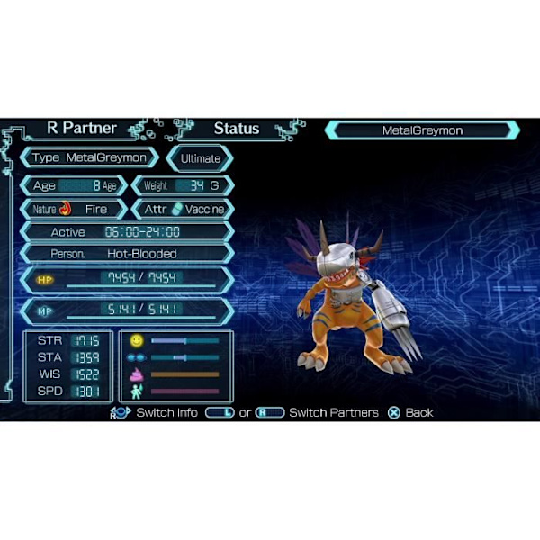 Digimon World: Next Order PS4-spel Vit