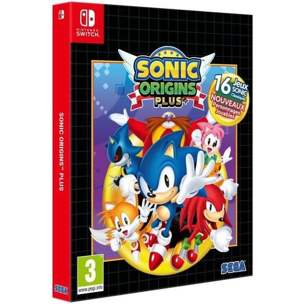 Sonic Origins Plus - Nintendo Switch-spil Svart