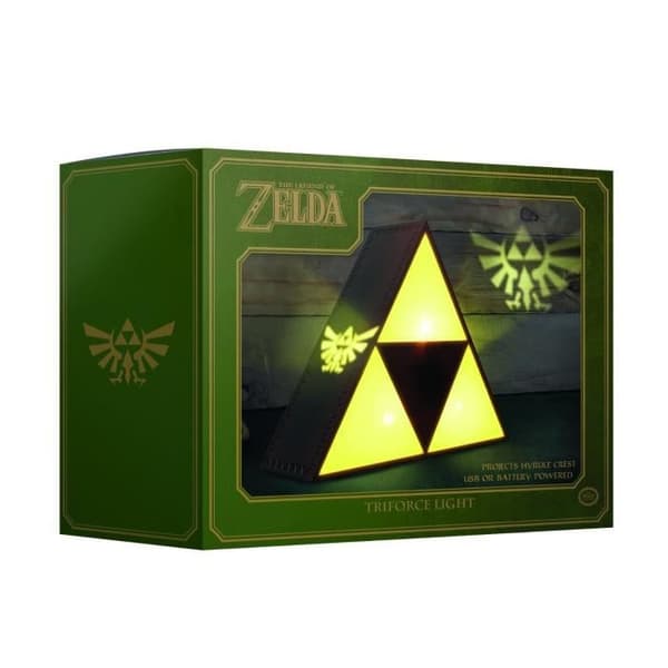 Zelda USB-lampa - Tri-force x 1 - Paladone brun/gul