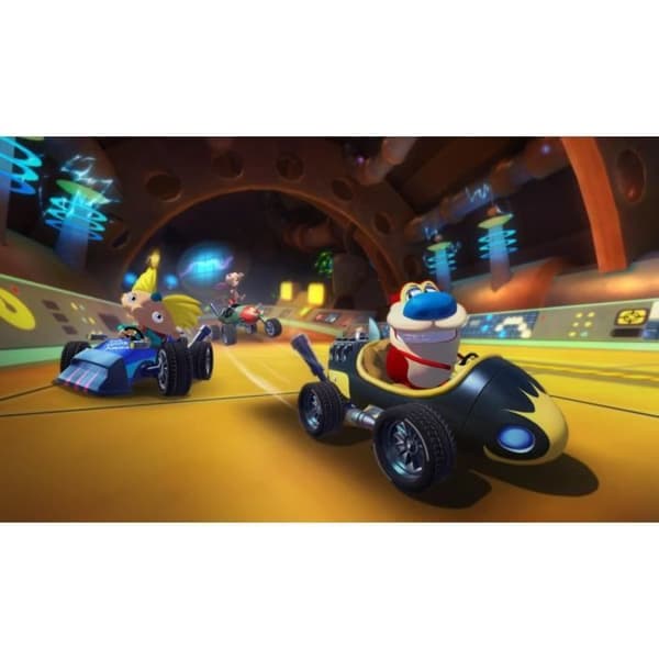 PS4 Racing Game - Nickelodeon Kart Racers 2 - 100 karaktärer - Multiplayer Vit