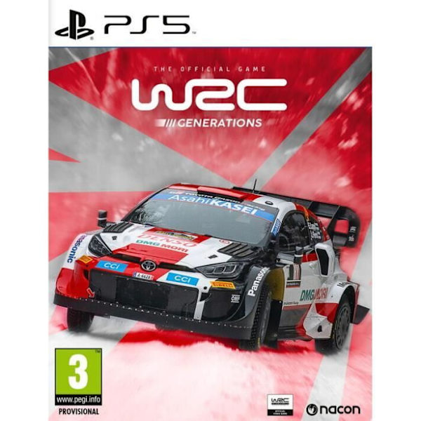 Kilpailupeli - Wrc Generations - PS5 - 750 km erikoiskokeita - Uudet hybridiajoneuvot - Liigatila Vit