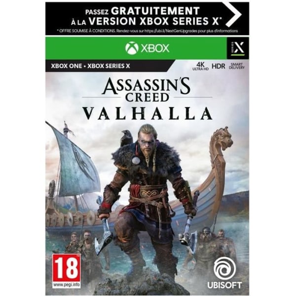 Assassin's Creed Valhalla Standard Edition-spel Xbox Series X - xbox one