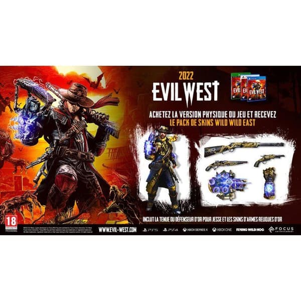 Evil West-Peli-PS4 Hvid