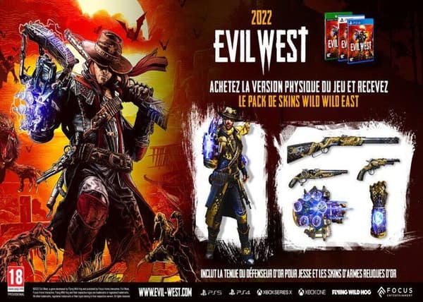 Evil West-Spil-PS4 Hvid