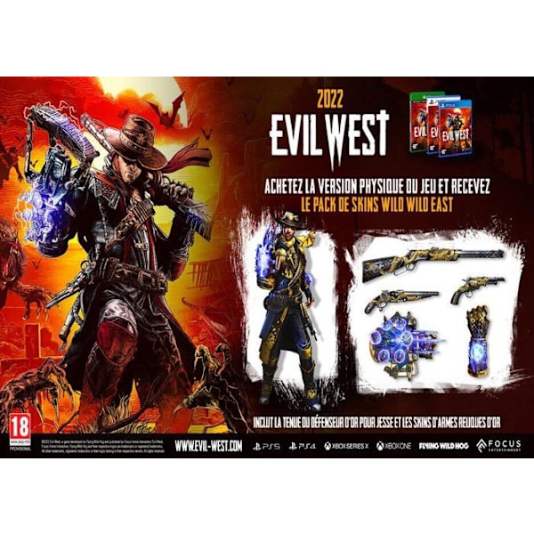 Videopeli - Evil West - PS4 - Toiminta - 1-2 pelaajaa - Standard Edition hvid