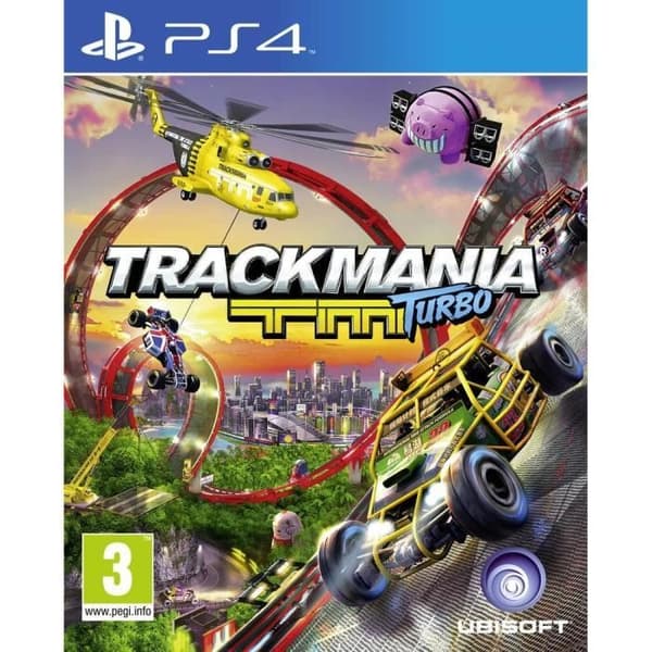 TrackMania Turbo - PS4-spel Vit