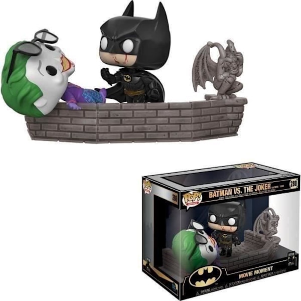 Funko POP! Elokuvan hetki: Batman 80th - Batman ja Jokeri (1989) Flerfärgad