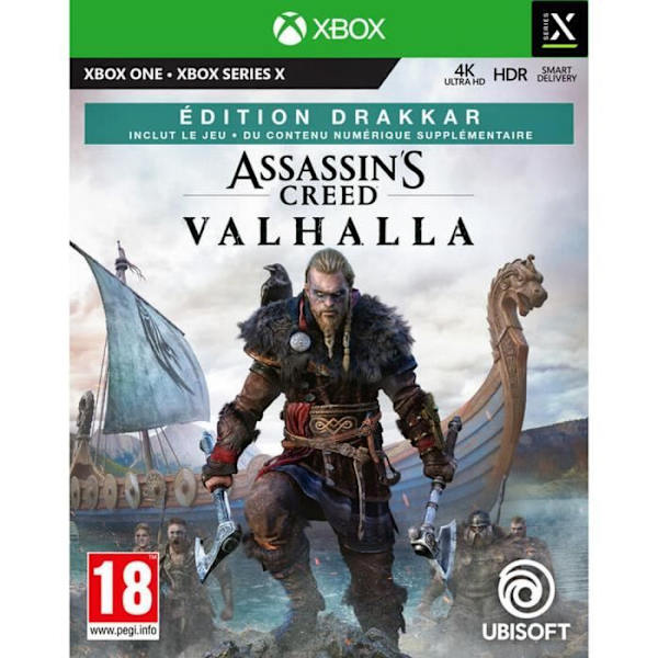 Assassin's Creed Valhalla på XBOXONE, ett action-/äventyrsspel för XBOXONE.