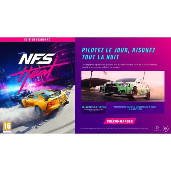 Need For Speed Heat Spil PS4 Vit