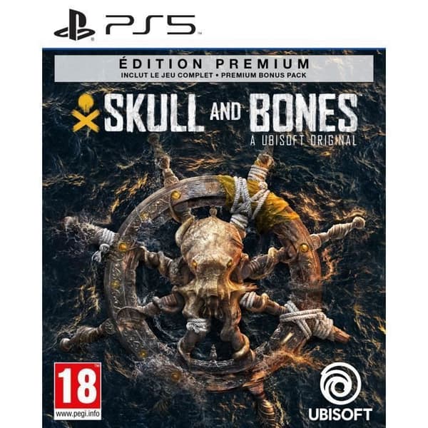 PS5-spel - UBISOFT - Skull & Bones Premium Edition - Kooperativt action-RPG - Öppen värld - Box (Blu-Ray, FR)