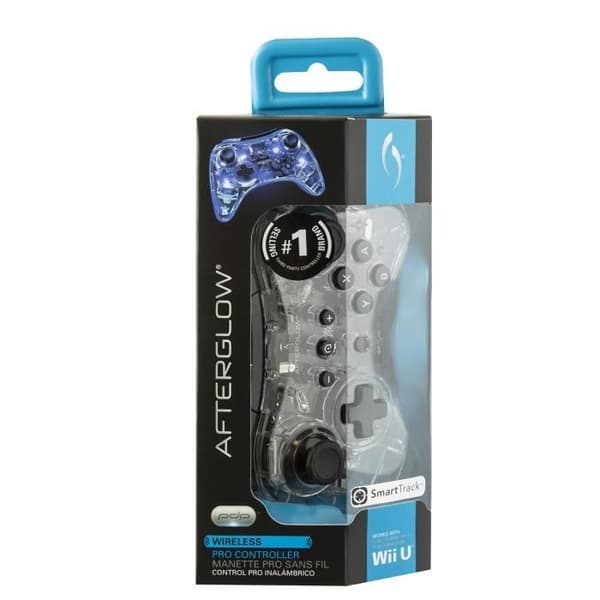 Spilkonsol - Afterglow - Pro Controller - Trådløs - Kompatibel med Wii U - Blå farve