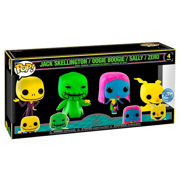 Figurine Funko Pop Disney Nightmare Before Christmas Eksklusiv (x4) mångfärgad