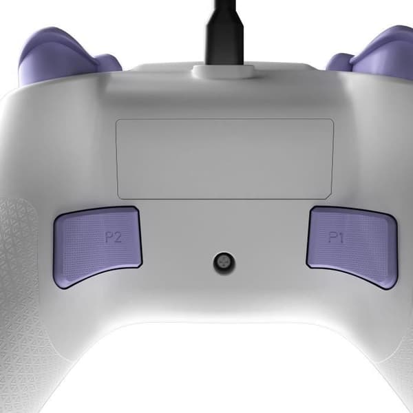 PC/XBOX-controller - REACT-R - Kable - Hvid og lilla vit och lila