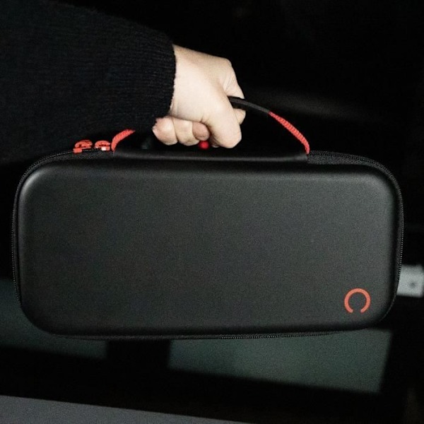 Skydds- och transportväska - KONIX - Nintendo Switch 2-konsol - Ficka för tillbehör - 8 fack för spel - Svart
