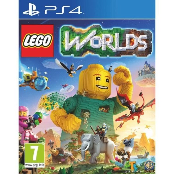 LEGO Worlds PS4 peli Vit