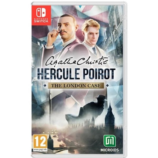 Agatha Christie - Hercule Poirot: The London Case - Nintendo Switch-spel Blå
