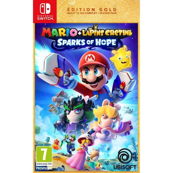Mario + Rabbids: Sparks Of Hope Game - Gold Edition - Nintendo Switch Vit