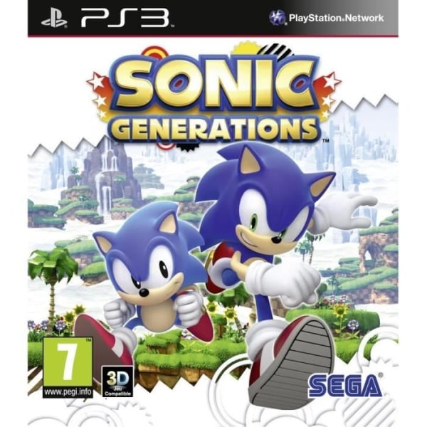 SONIC GENERATIONS / PS3-konsolspel