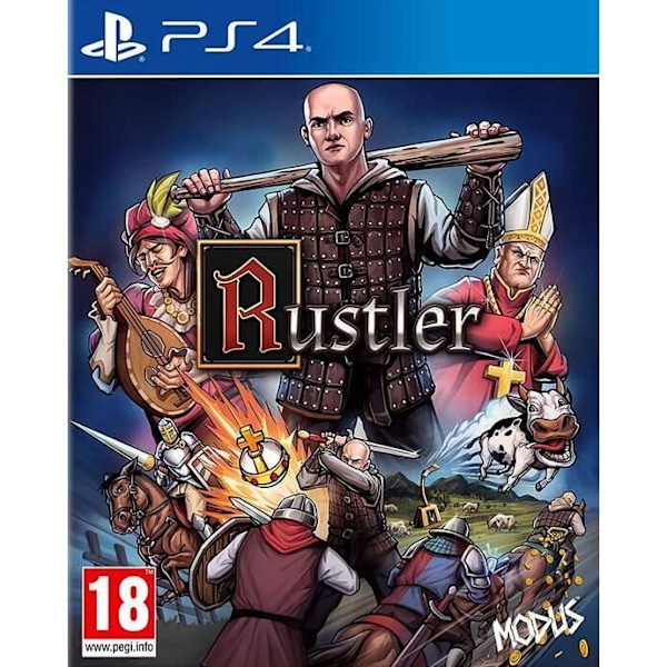 Videopeli - Rustler - Rustler - Keskiaikainen universumi - Avoimen maailman toiminta - Epäsovinnainen huumori