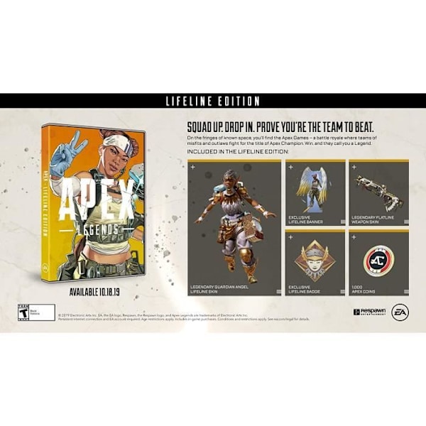 Videopeli - Electronic Arts - Apex Legends Lifeline - PS4 - Erikoispainos - Legendaariset ulkoasut