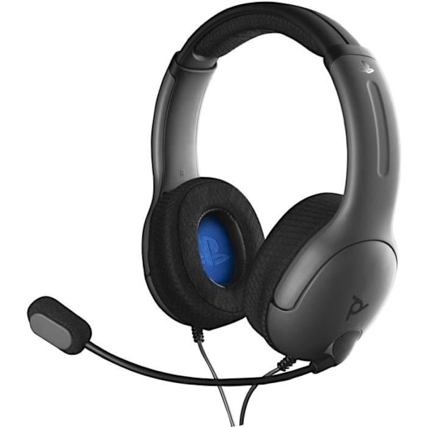 Casque PDP LVL40 Grå til PS4 - Kablet headset med aktiv støjreduktion