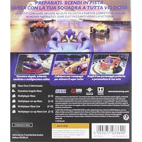 Sega-konsolipelien Team Sonic Racing