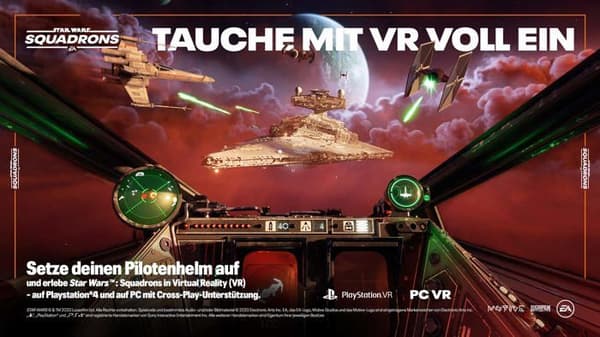 Videospil - EA - Star Wars: Squadrons - PS4 - 1-10 spillere - VR-kompatibel