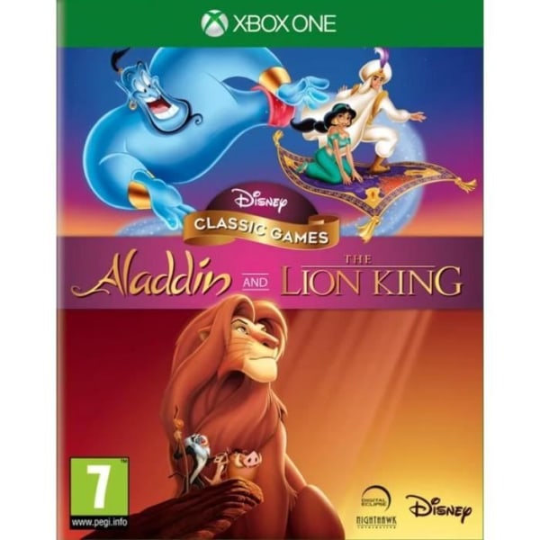 Xbox One Game - Disney - Disney Classic Games Aladdin och Lejonkungen - Action - Bundle - Enhanced Graphics