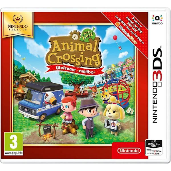 TV-spel - Nintendo - Animal Crossing New Leaf: Welcome amiibo - 3DS - Simulering - Edition Selects