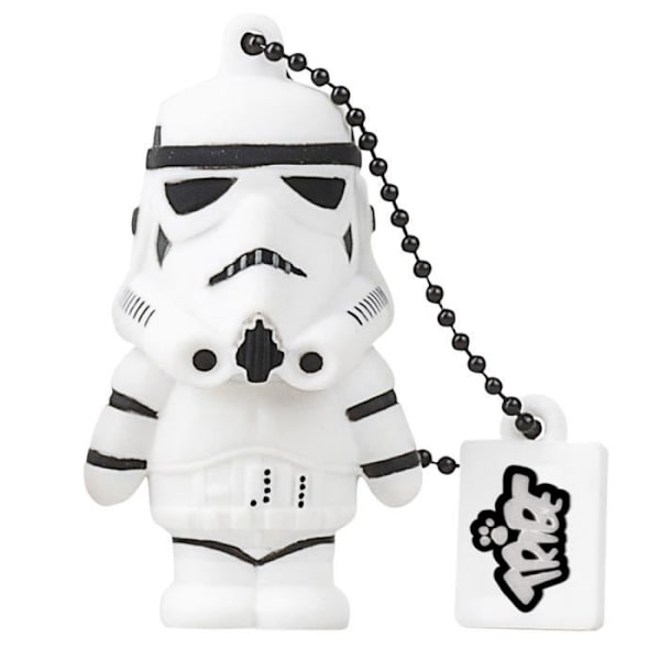 USB-avain - TRIBE - Star Wars Stormtrooper - 8GB kapasiteetti - Lippalakin pidike - Eego sisäinen ohjelmisto