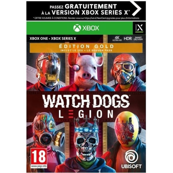 Watch Dogs Legion GOLD Edition-spel Xbox Series X - xbox one