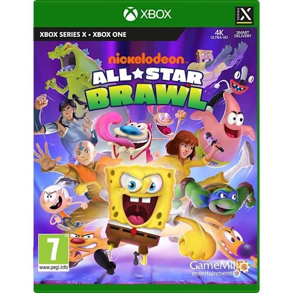 Videopeli - Nickelodeon - All-Star Brawl - Combat - Xbox One - PEGI 7+