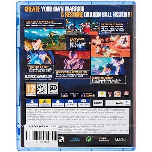 Videospel - Dragon Ball - Xenoverse - PS4 - Kamp - Standardutgåva - Blu-Ray