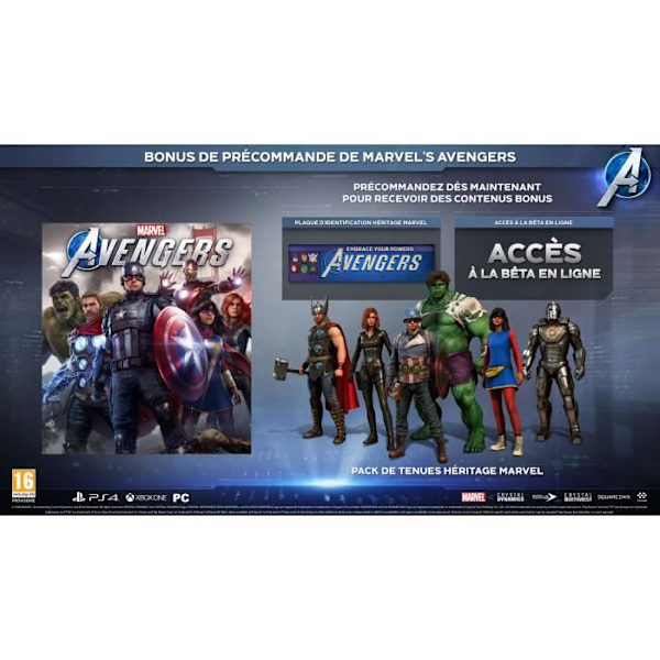Marvel's Avengers PS4-spel Vit