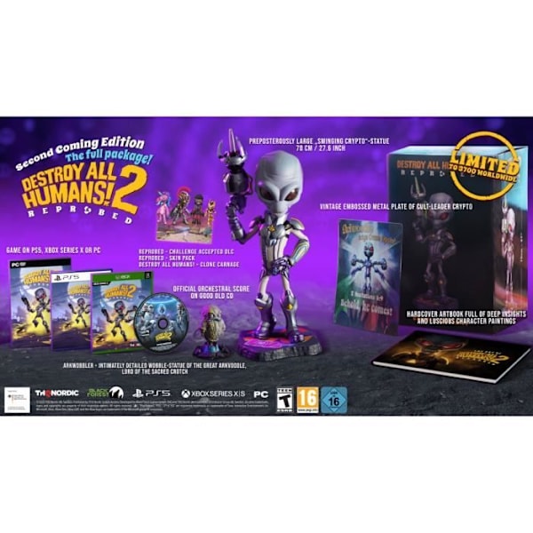 Destroy All Humans 2 Reprobed Second Coming Edition (samler) - PC - Action - september 2021
