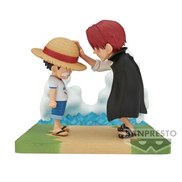 ONE PIECE - MONKEY.D.LUFFY & SHANKS VÄRLDENS SAMLA FIGUR LOG HISTORIER
