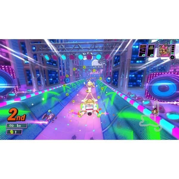PS4 Racing Game - Nickelodeon Kart Racers 2 - 100 figurer - Multiplayer Vit