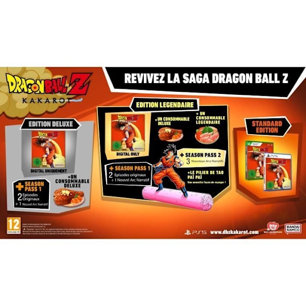 Dragon Ball Z: Kakarot - PS5-peli - Legendary Edition