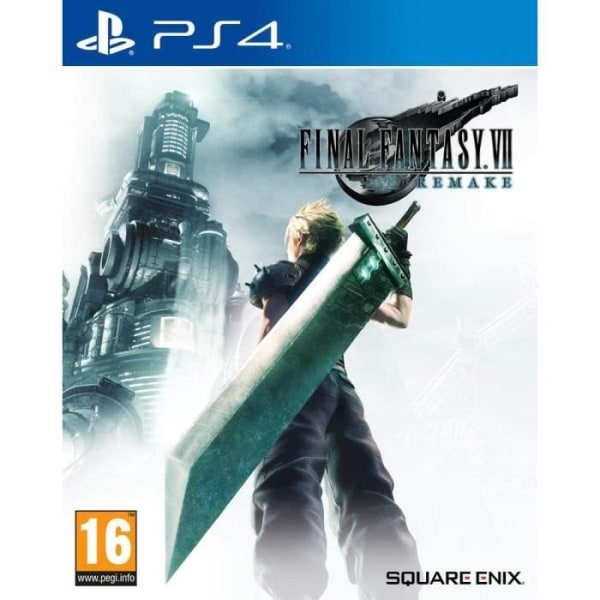 Final Fantasy 7 Remake Playstation 4 Clad Action äventyrsvideospel