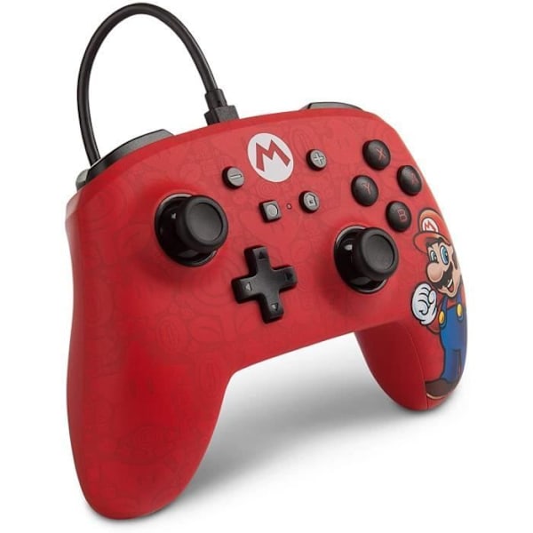 Manette Filaire Switch Mario-Accessoire-SWITCH Röd