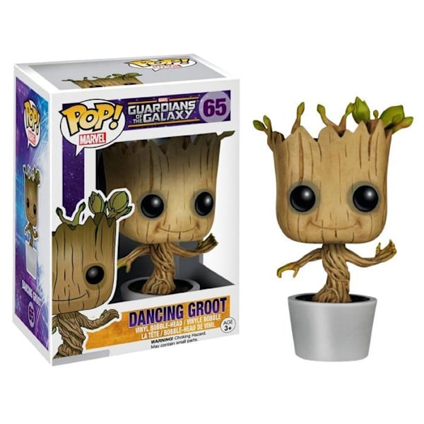 Figurine - Funko - Dansande Groot - 10 cm - Beige - Under officiell licens Dansande Groot