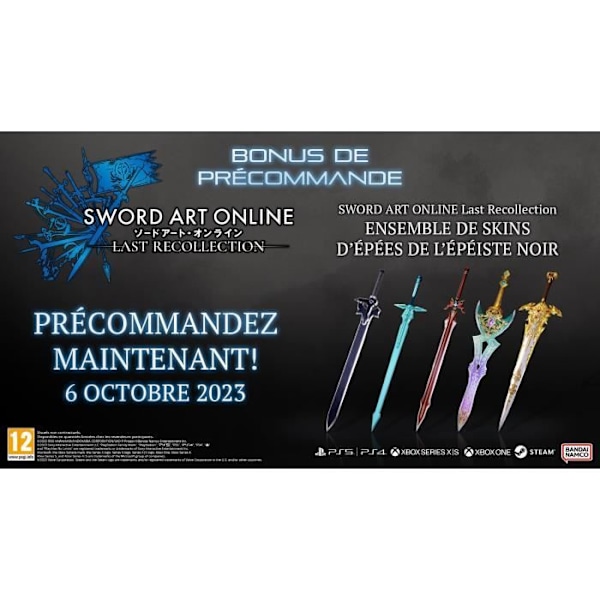 Sword Art Online Last Recollection - Xbox Series X och Xbox One-spel Flerfärgad