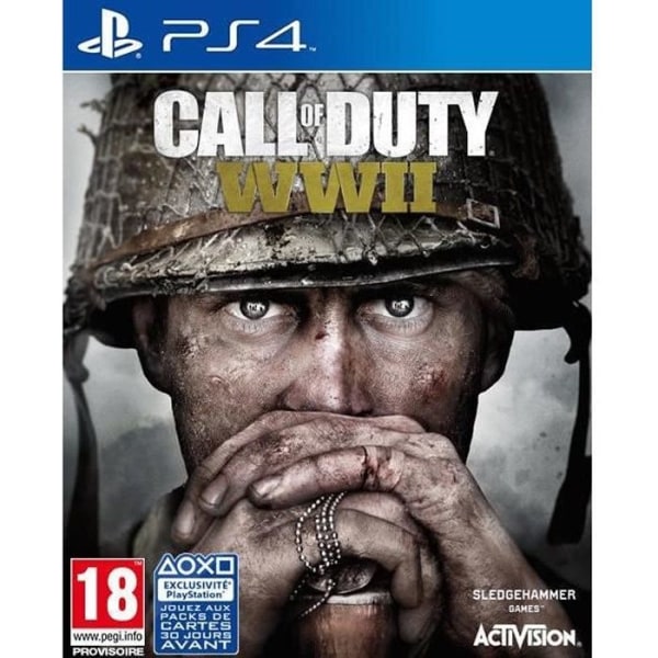 Call of Duty PS4-spel från andra världskriget Vit