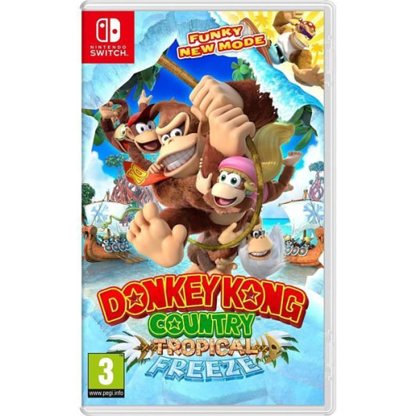 Plattformsspel - Nintendo - Donkey Kong Land: Tropical Freeze - Boxed - Cartridge - Oktober 2018