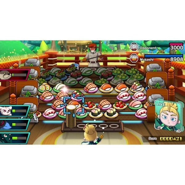 Sushi Striker: The Way of Sushido • Nintendo Switch-spel Vit