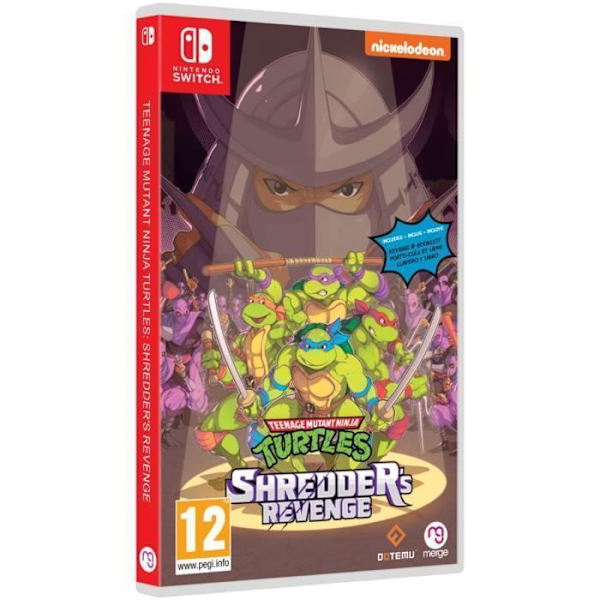 Videopeli - Teenage Mutant Ninja Turtles - Shredder's Revenge - Nintendo Switch - Standard - 4 pelaajaa