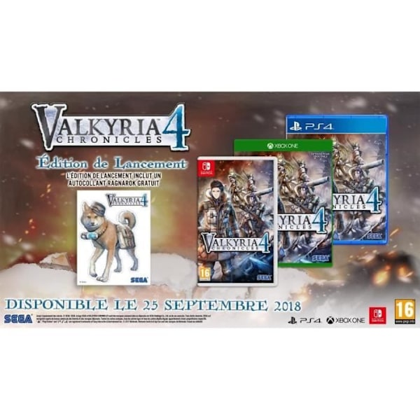 Valkyria Chronicles 4 Switch Game Vit